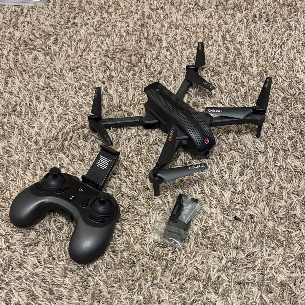 Black Drone with Controller